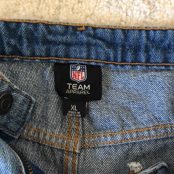 NWT NFL San Francisco 49ers Denim Shorts 🏈 - Picture 10 of 12